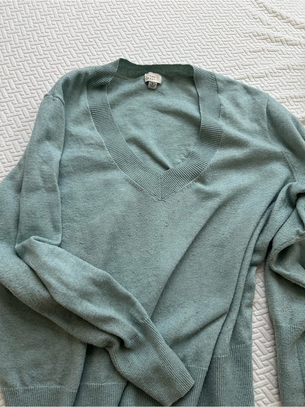 a new day Sage Green Crewneck Sweater